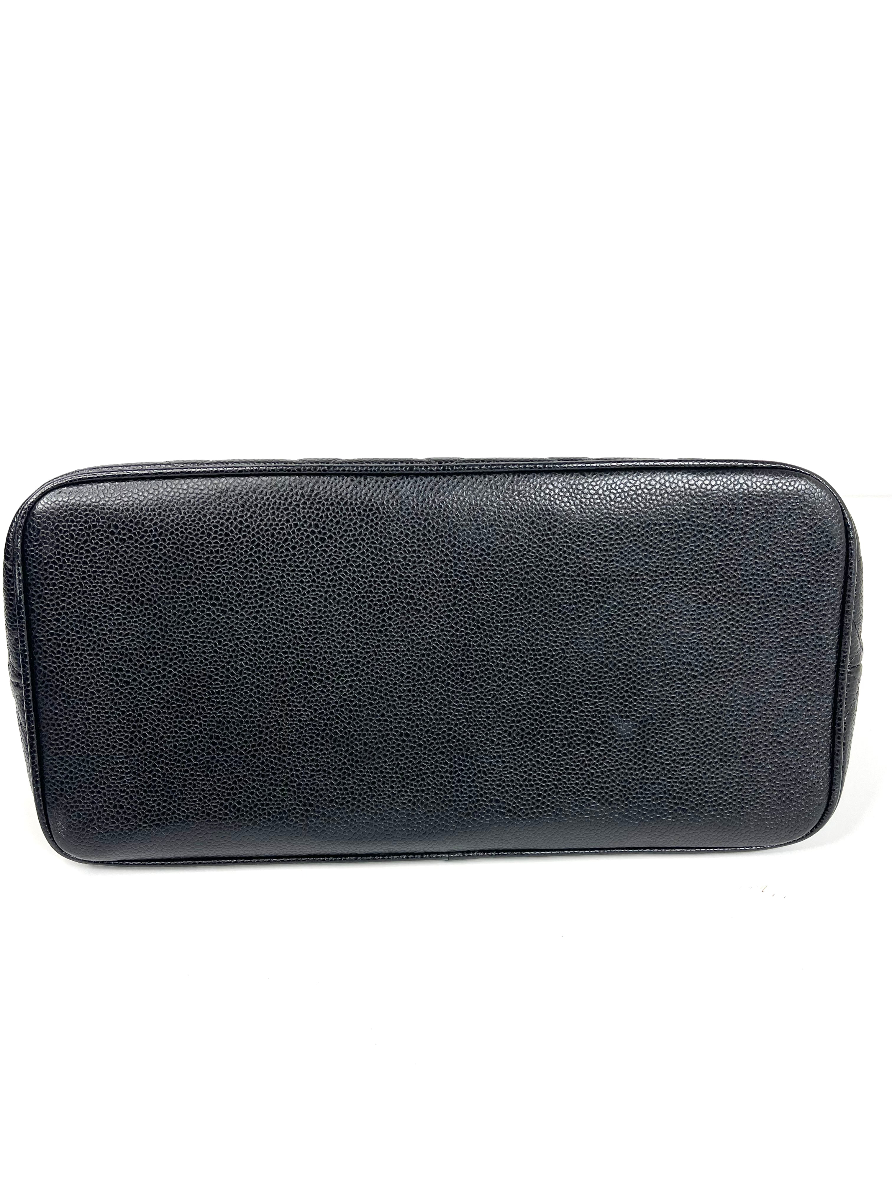 Chanel Black Vintage Medallion Tote Bag