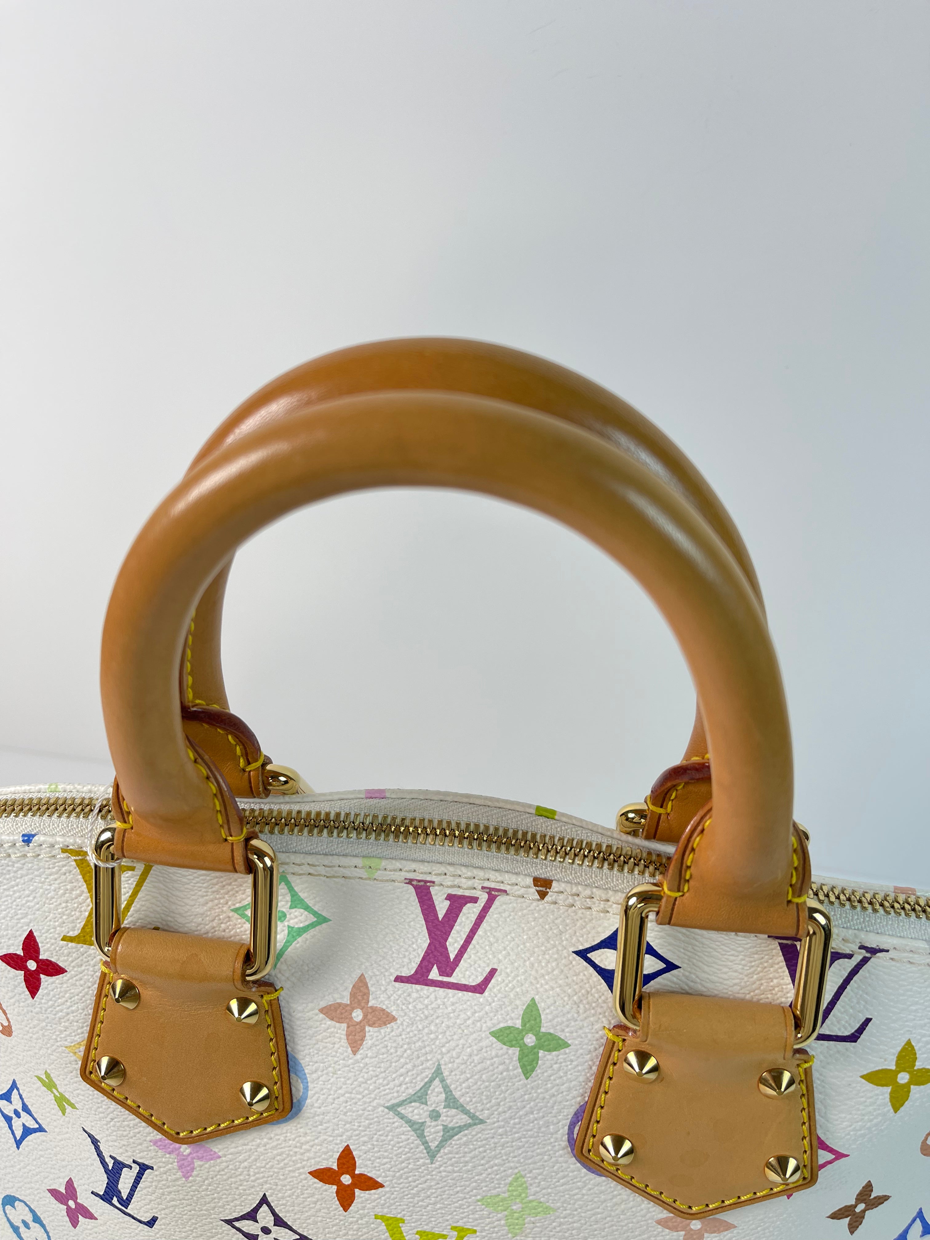 Pre- Owned Louis Vuitton Murakami Multi Color Alma PM