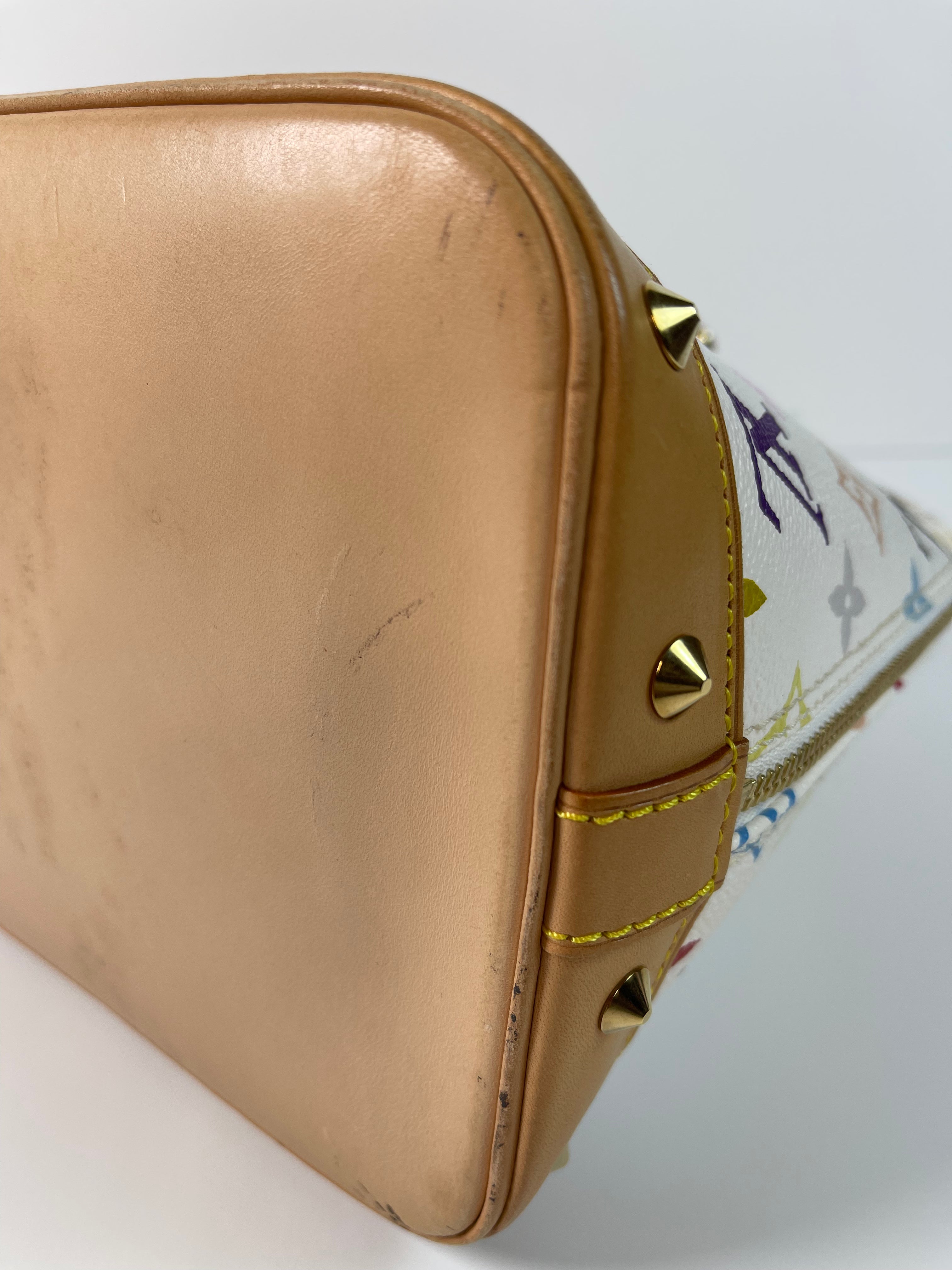 Pre- Owned Louis Vuitton Murakami Multi Color Alma PM