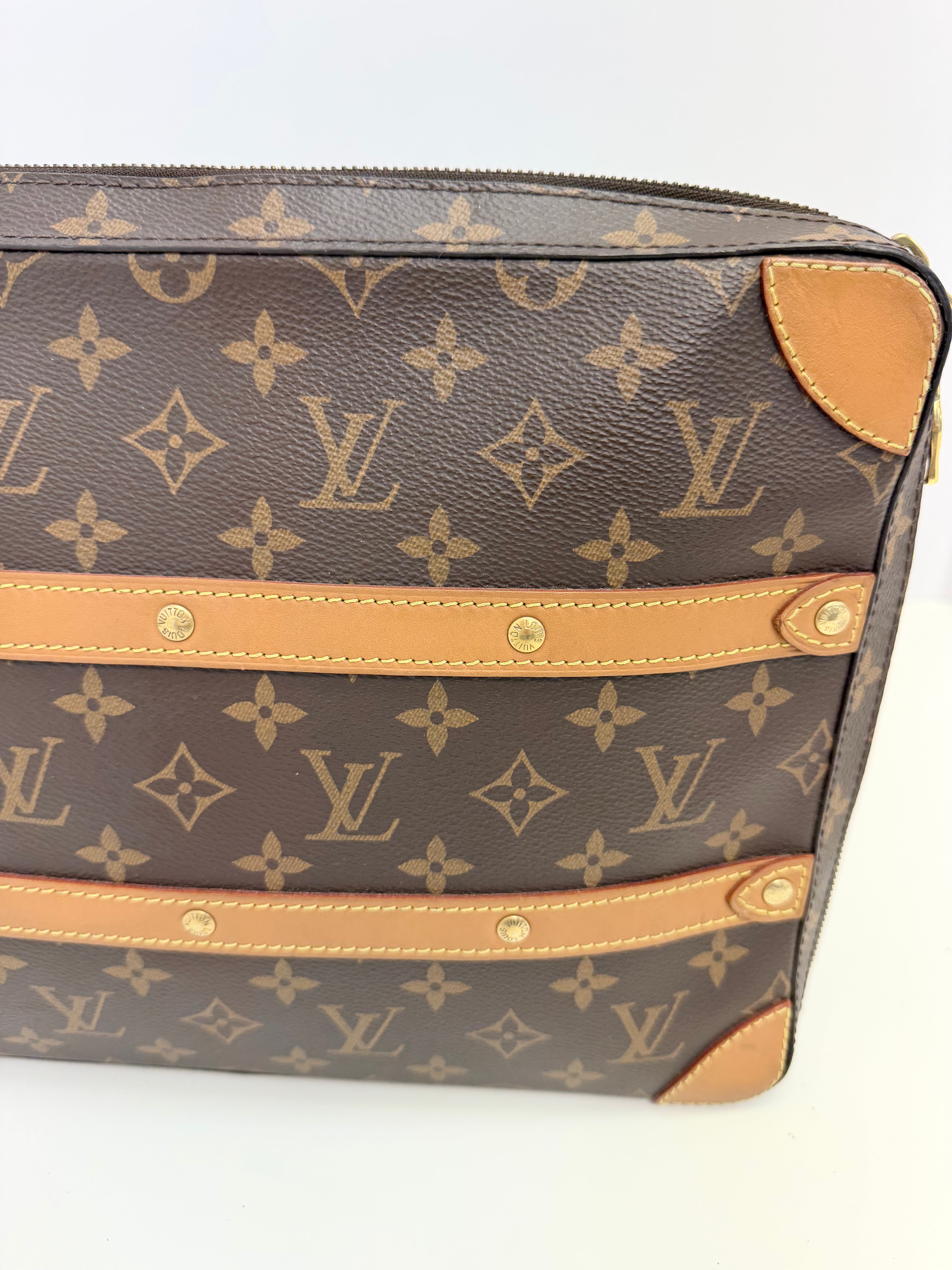 Louis Vuitton Soft Trunk Messenger Bag Monogram Canvas MM