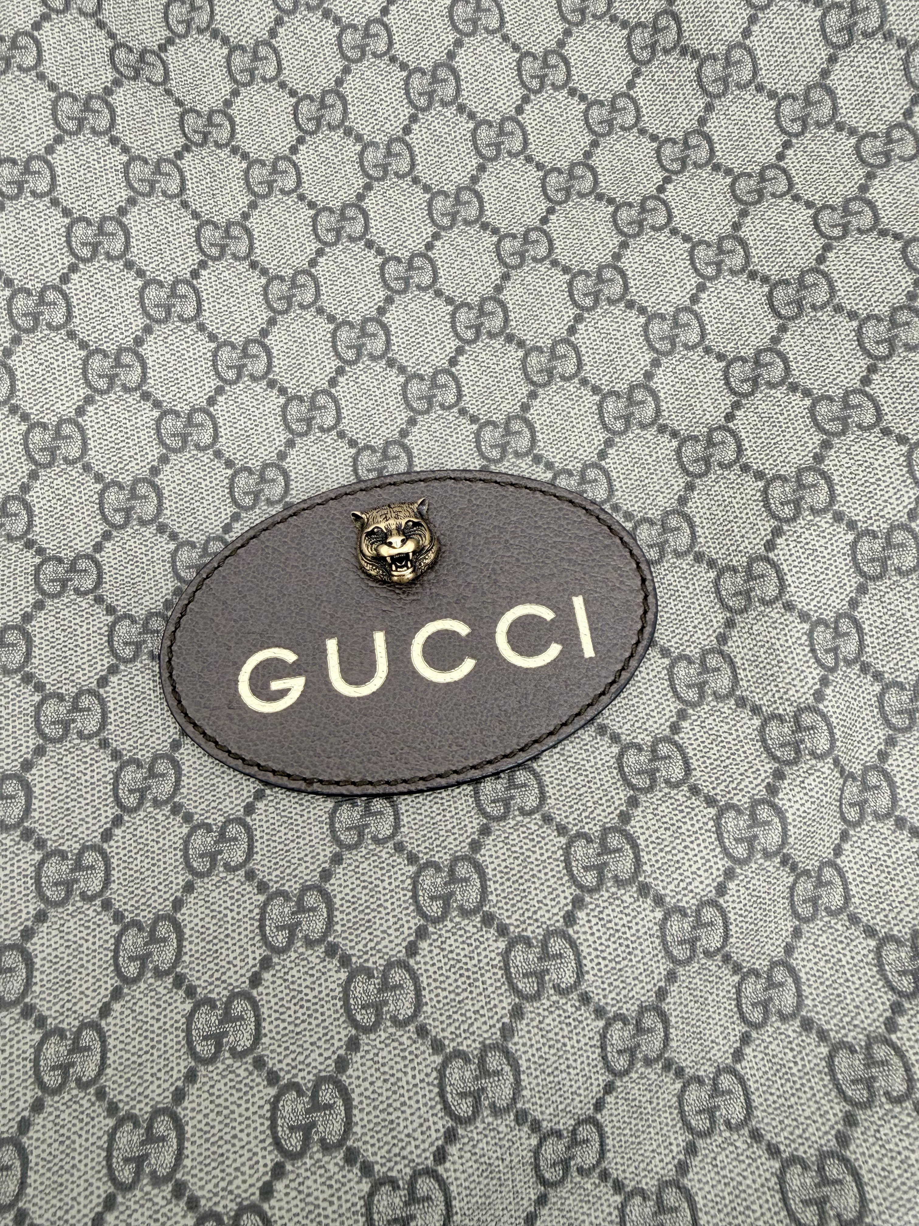 Gucci Neo Drawstring Canvas Backpack
