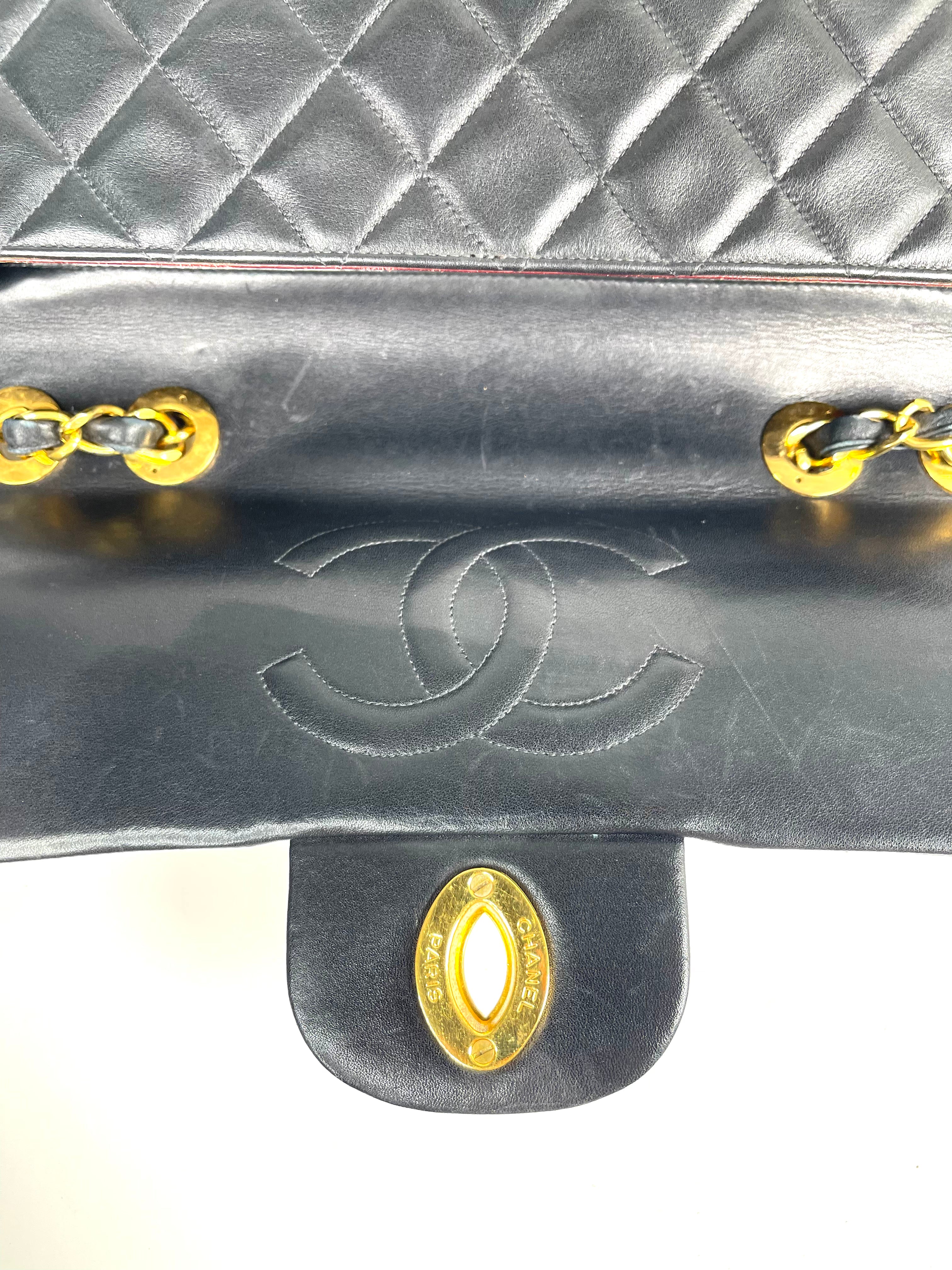 Chanel Vintage Classic Flap Maxi Tote Bag