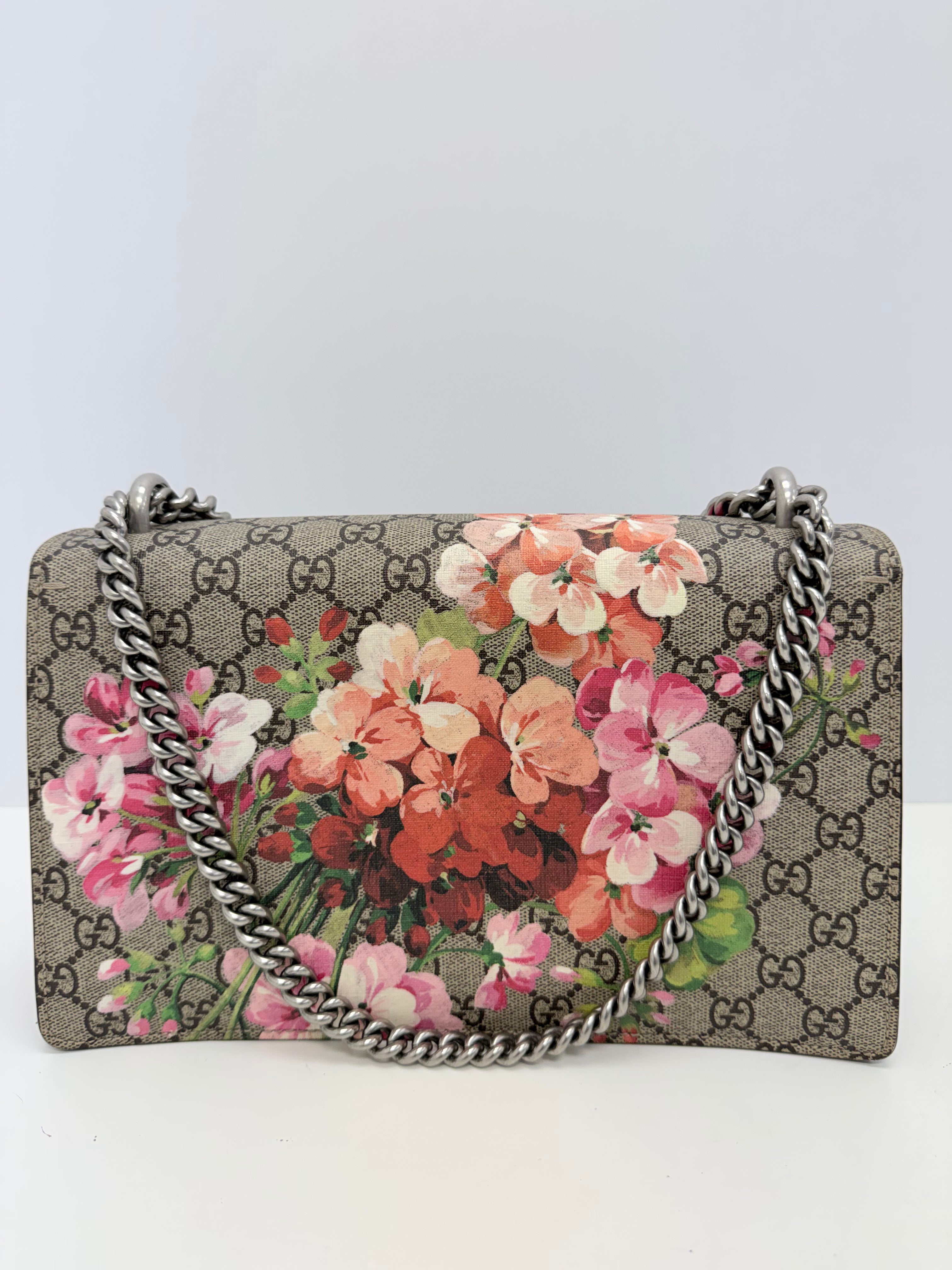 Gucci Dionysus GG Blooms Flower Shoulder Bag