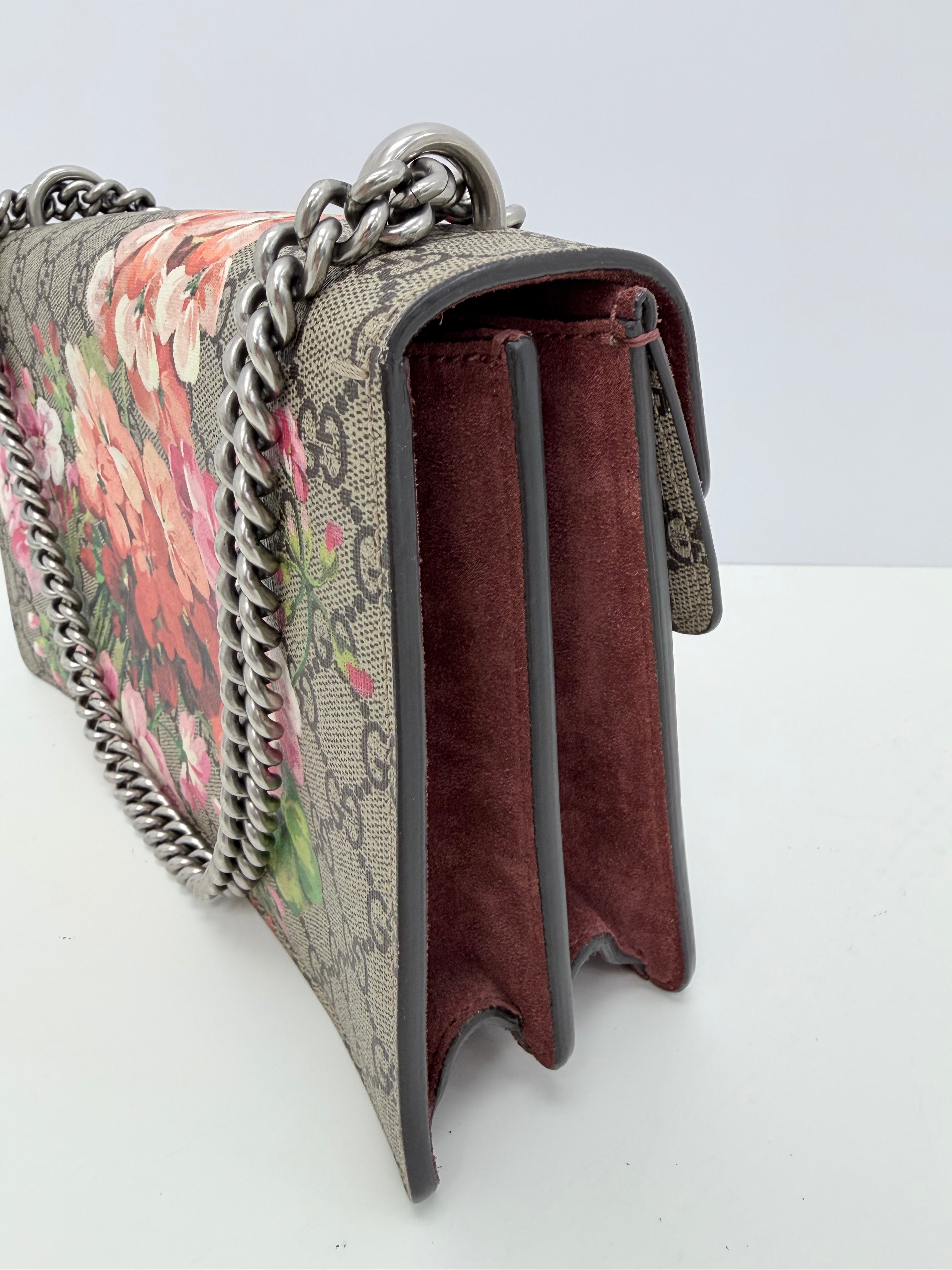 Gucci Dionysus GG Blooms Flower Shoulder Bag